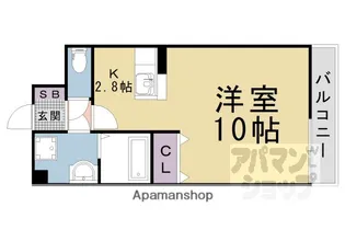 新風館【503号室】の間取り