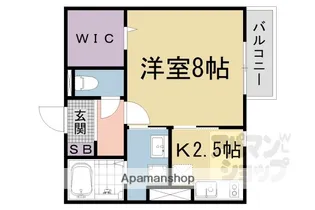 エスペランサ萱野【202号室】の間取り