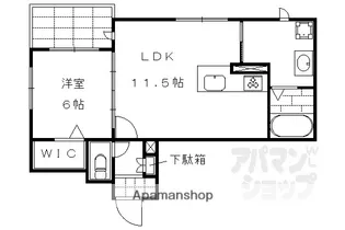 京洛舎 東山三条【403号室】の間取り