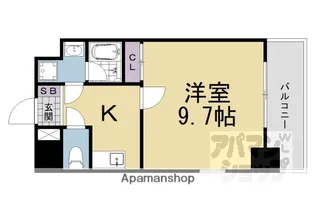 エンゼルプラザ瀬田駅前【5階】の間取り
