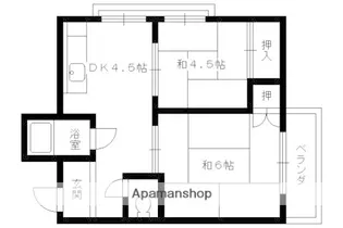マルサクマンション【3-D号室】の間取り