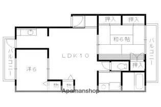 星野桃山マンション【54-5号室】の間取り