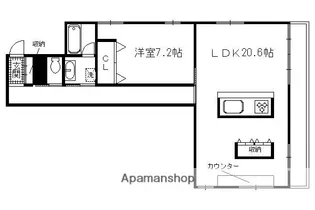 SOLEIL ASAHI【302号室】の間取り