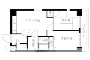VIENTO深草【403号室】の間取り