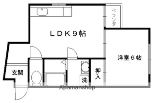 サンフラワー醍醐【401号室】の間取り