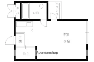 ヴィラ伏見【308号室】の間取り