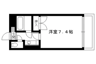 サンヴェール深草【205号室】の間取り