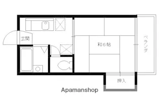 TOWNY JOY【205号室】の間取り