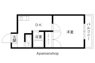 グレースHAYAMA【205号室】の間取り