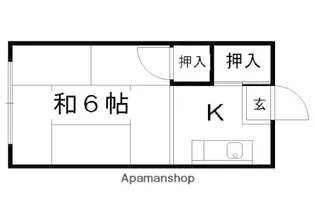 丹羽パンション【2-3号室】の間取り