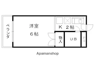 エクセレント林戸【102号室】の間取り