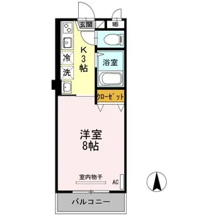 イーストビューヤサカ【2階】の間取り