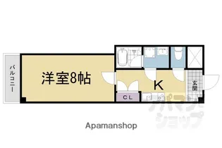 フォルトゥーナ【402号室】の間取り