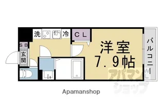 グランデコート大宅甲ノ辻【3階】の間取り