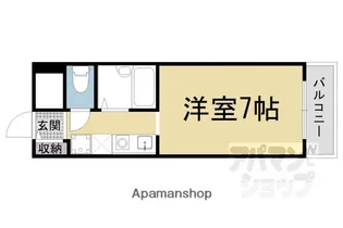 エミネンスコート瀬田【602号室】の間取り