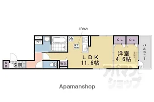 コートセブンエイト【2階】の間取り