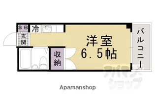 マンショングレース【503号室】の間取り