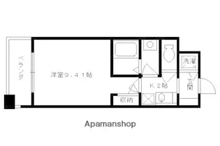 1Kの間取り画像