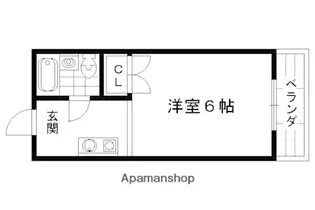 ハイツ東【2階】の間取り