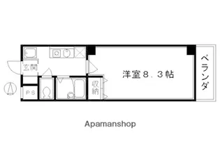 GLORIOUS KYOTO【6階】の間取り
