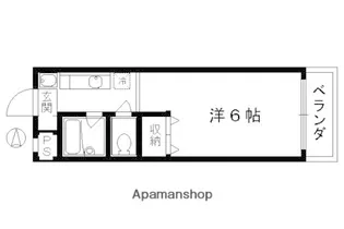 コーポイチハラ【305号室】の間取り