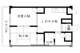 シュエットD【202号室】の間取り