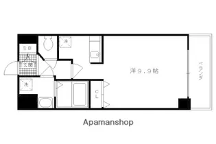 ライジングコート京都西院フロンティアII【11階】の間取り