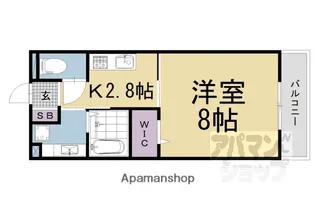 ガーディアンシャトーI【303号室】の間取り