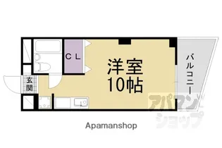 プレアール浜大津【5E号室】の間取り