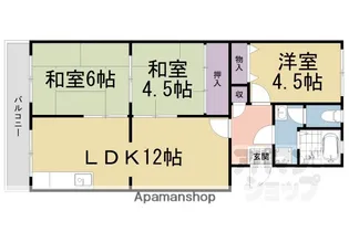 レジデンスYK【202号室】の間取り