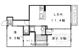 シエロ I【202号室】の間取り