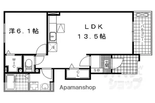 クリアネスYーI【101号室】の間取り