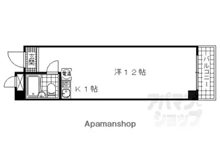 T・Oコーポ石山 B棟【303号室】の間取り