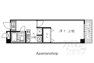 T Oコーポ石山 A棟【211号室】の間取り