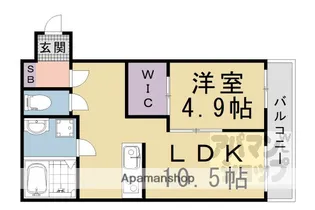プライベートレジデンスHIRO【206号室】の間取り