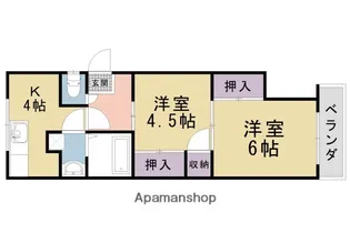 2Kの間取り画像