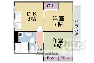 ダルニーハイツ【102号室】の間取り