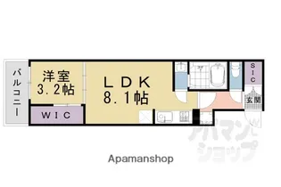 シエーナグランデ四条烏丸【405号室】の間取り