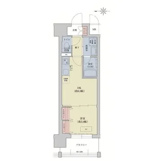 リシュドール梅小路【0310号室】の間取り