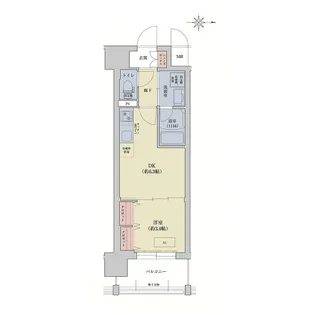 リシュドール梅小路【0304号室】の間取り
