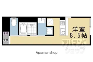 アイリス清水五条【502号室】の間取り