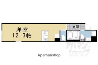 アイリス清水五条【403号室】の間取り