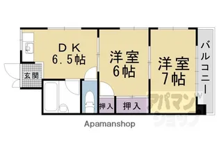 長谷川マンション【302号室】の間取り