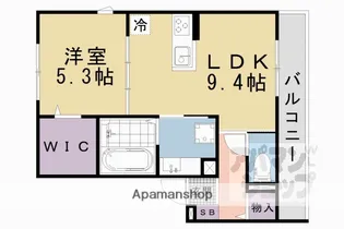 仮称)厨子奥若林町マンション【2階】の間取り
