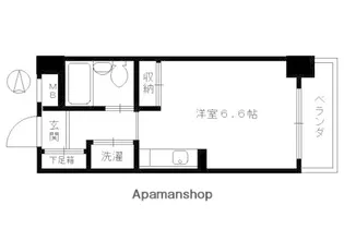 スカイノブレ京都四条大宮【3階】の間取り