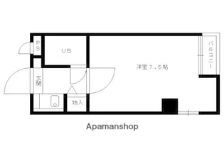 BLDG清水坂【405号室】の間取り