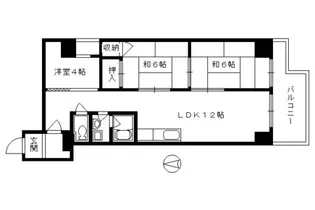 ルネ・河原町【302号室】の間取り