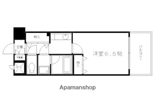 ライオンズマンション四条堀川【207号室】の間取り