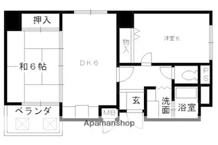 フィルハウゼ五条【9階】の間取り