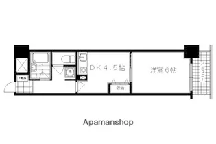 エスリード四条河原町【805号室】の間取り